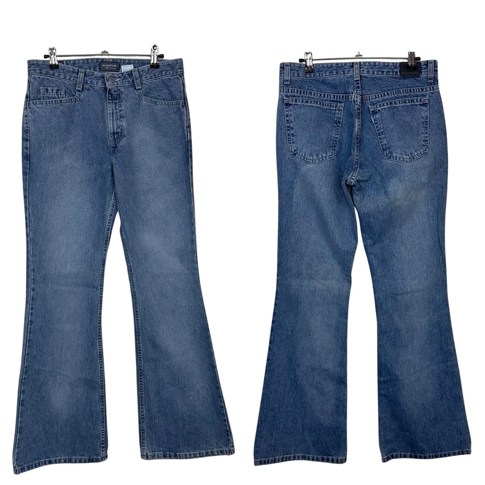 Levis Vintage 90s Silvertab Bootcut Flare Light Wash High Waist Cotton Jeans 7M